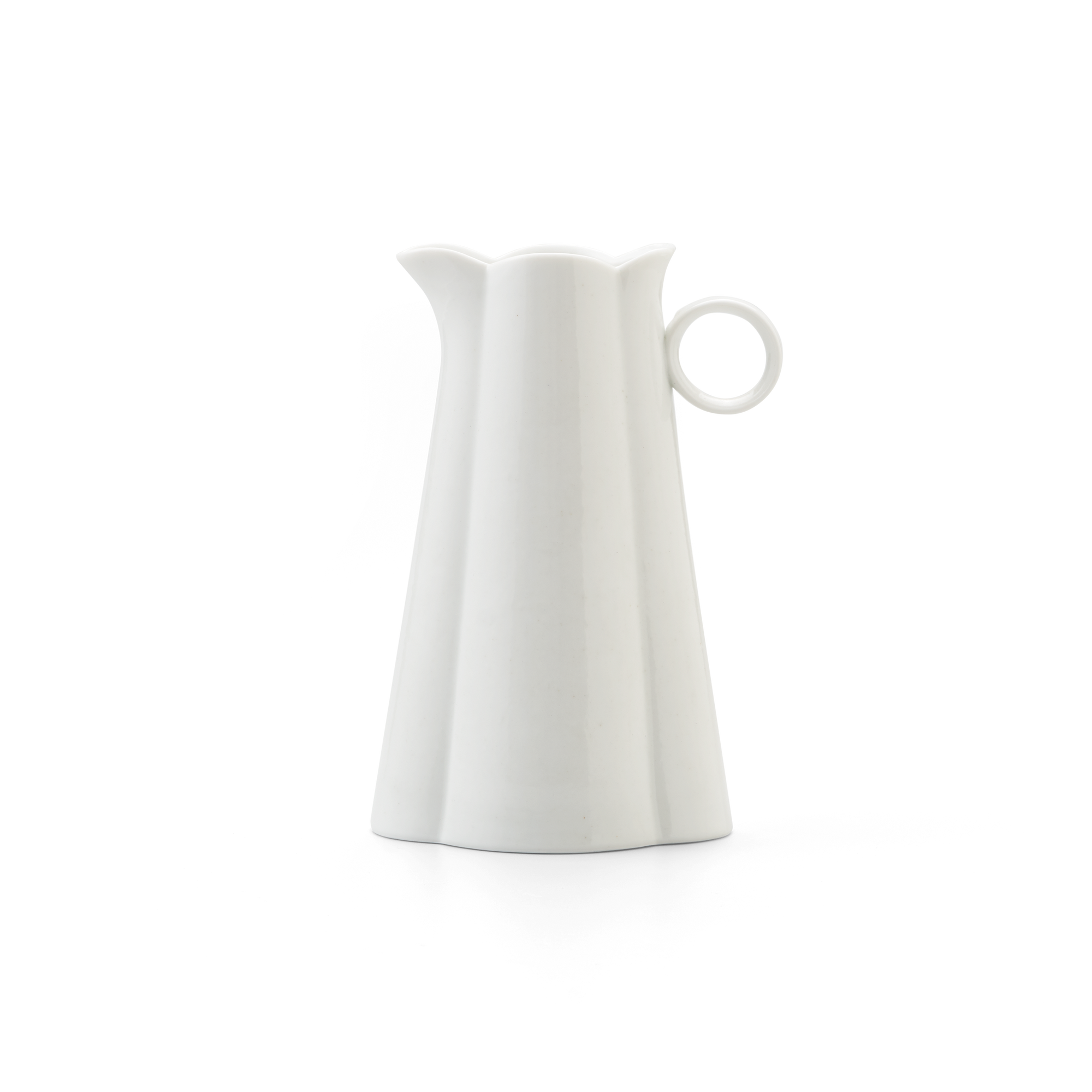 初期伊万里釉 白瓷 花型片口 L | table aoyama